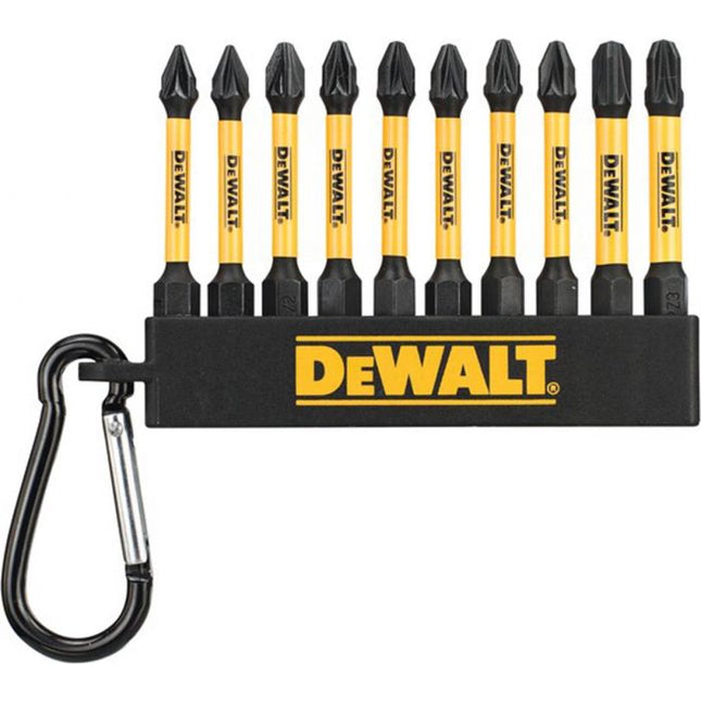 DeWalt DT7276-QZ 57mm Pozi Bit Set (10-delig) - FLEXTORQ