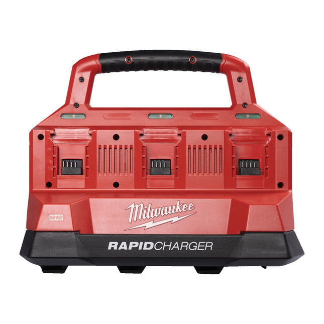 Milwaukee M18 PC6 EU PACKOUT™ compatibele lader voor 6 accu's