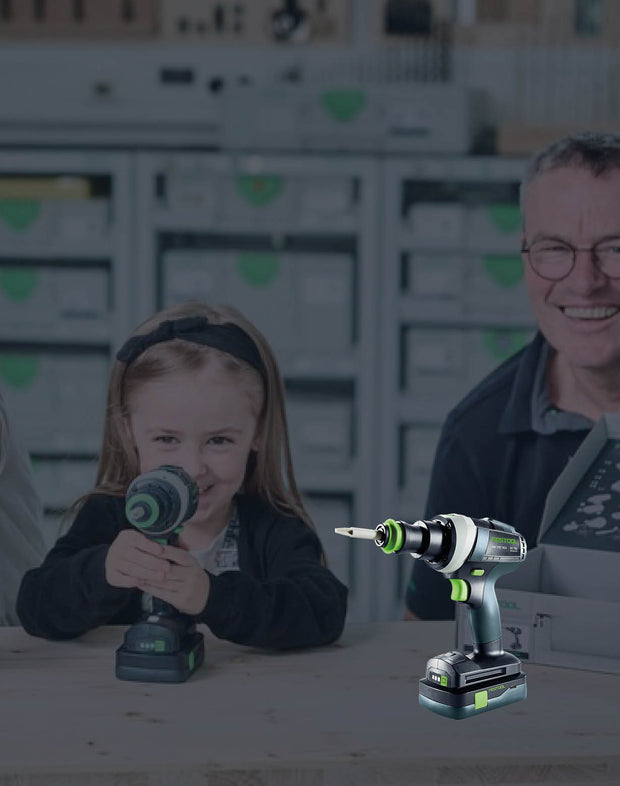 <h1><strong>GRATIS FESTOOL SPEELGOED BOORMACHINE</strong></h1>