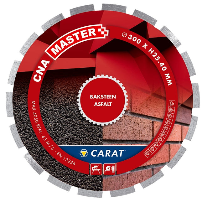 Carat Diamantzaag Baksteen 600X25,40mm CNA Master - CNAM600400