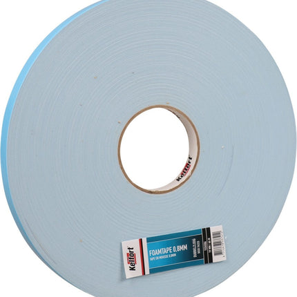 Kelfort Foamtape Dubbelzijdig 0.8mm 19mm X66M - 1526506