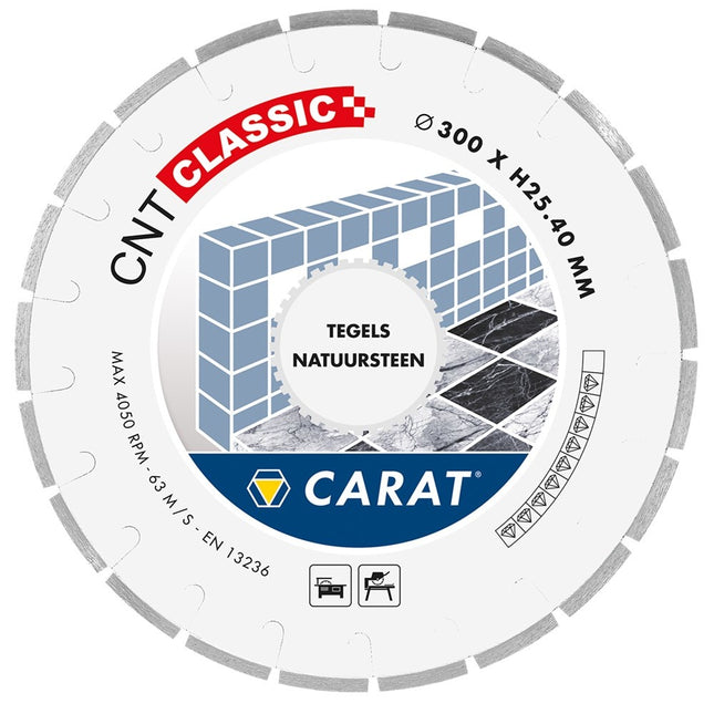 Carat Diamantzaag Natuursteen Ø300X25,40mm CNT Classic - CNTC300400