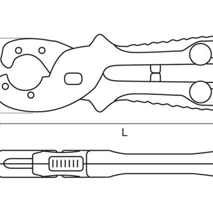 BAHCO Buizenknipper voor PEX - 412-28-PEX