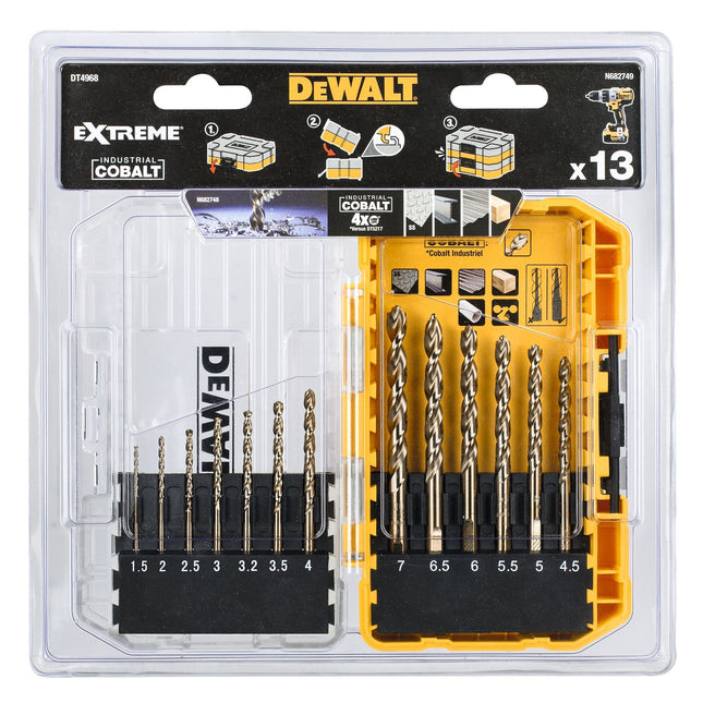 DeWalt HSS INDUSTRIAL COBALT 13-Delige Set - DT4968-QZ