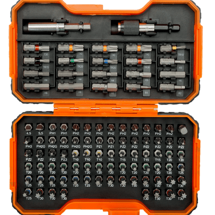 BAHCO Bitset Gekleurde Bits 100-Delig - 59/S100BC