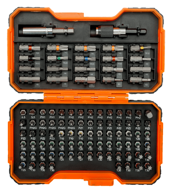 BAHCO Bitset Gekleurde Bits 100-Delig - 59/S100BC