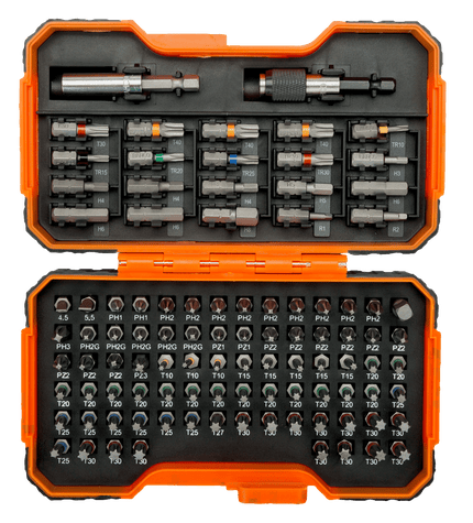 BAHCO Bitset Gekleurde Bits 100-Delig - 59/S100BC