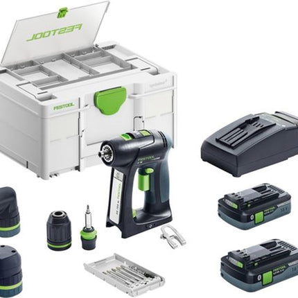 Festool C 18 HPC4,0 I-Set Accu-Schroefboormachine - 577617