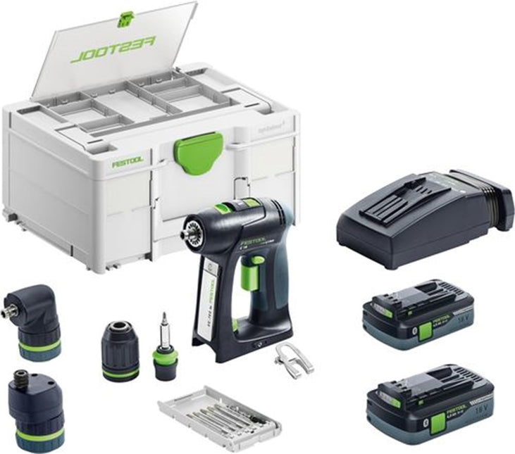 Festool C 18 HPC4,0 I-Set Accu-Schroefboormachine - 577617