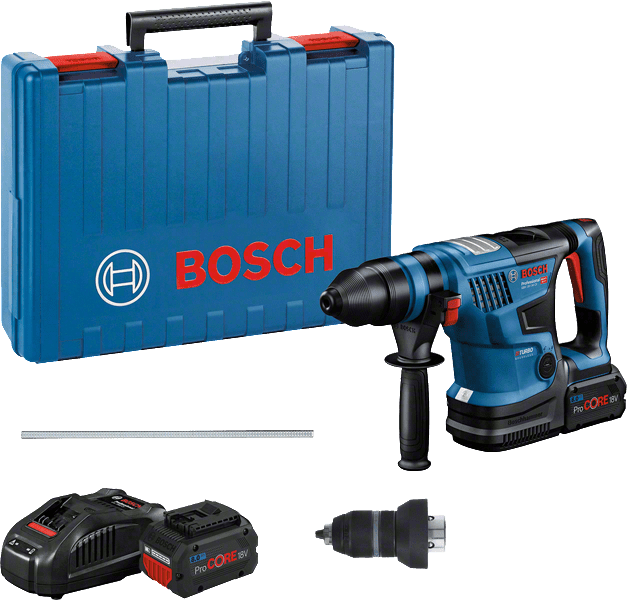 Bosch GBH 18V-34 CF Accu boorhamer C&G in Koffer met 2x 8,0Ah accu's - 0611914002