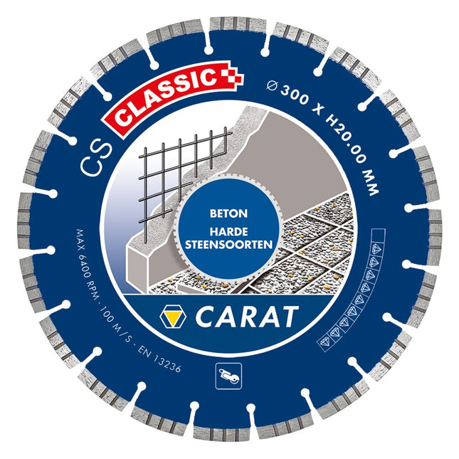 Carat Diamantzaag Beton Ø350X20,00mm  - Type CS Classic - CSC3502000