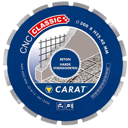 Carat Diamantzaag Beton Ø300X25,40mm Cnc Classic - CNCC300400