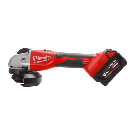 Milwaukee M18 BLSAG125X-402X Koolborstelloze Haakse Slijper  - 4Ah 18V