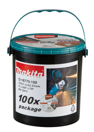 Makita Doorsl.sch. 125x1,2mm RVS 100s - D-18770-100