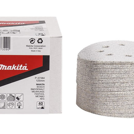 Makita Schuurschijf 125mm K80 White Velcro - P-37409