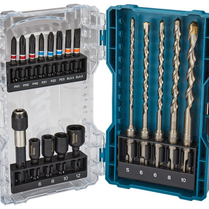 Makita Boor/bit set 18-delig - E-07026