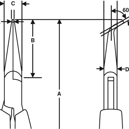 BAHCO Lange Punttang Lindstrom - 7892