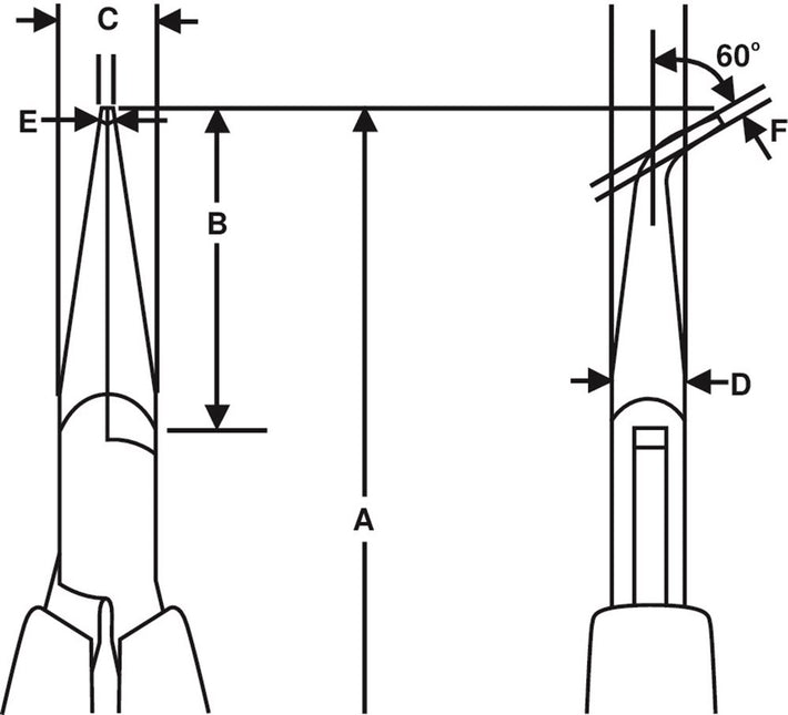 BAHCO Lange Punttang Lindstrom - 7892