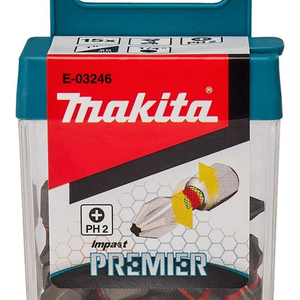 Makita Slagschroefbits PH2x25mm E-03246