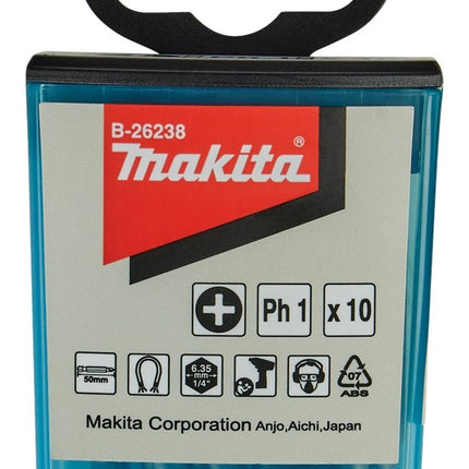 Makita Schroefbit PH1x50mm 10stk - B-26238