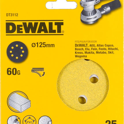 DeWalt Schuurschijf 125mm - DT3112-QZ