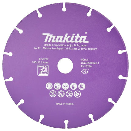 Makita Doorslijps. diam 180x1,3mm met - B-53702