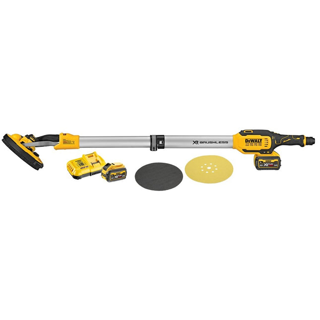 DeWalt DCE800T2-QW 18V XR Langnekschuurmachine 225mm