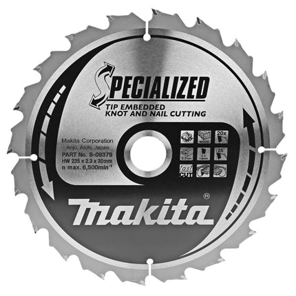 Makita Zaagblad Tipe 235X30X2,3 16T 23G - B-09379