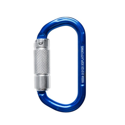 XSPlatforms Triple-lock Blue - Veiligheidshaak aluminium