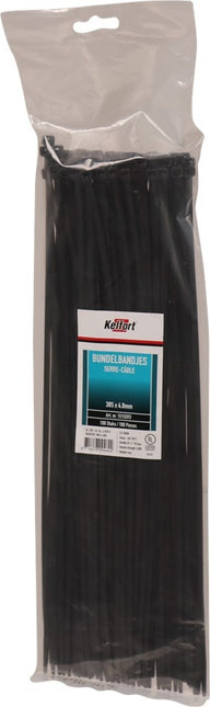 Kelfort Bundelbandjes 385mmx4,8 Zwart - 1515593