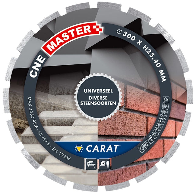 Carat Diamantzaag Universeel Ø300X25,40mm CNE Master - CNEM300400