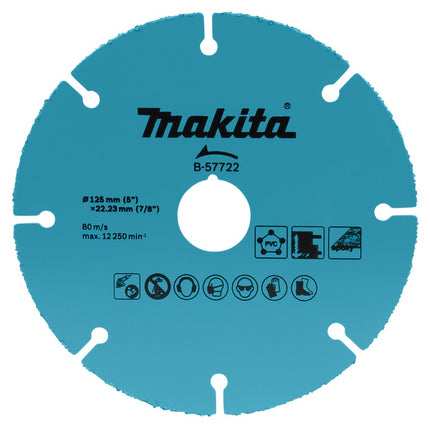 Makita Doorslijpschijf 125X22,23X2,0mm - B-57722