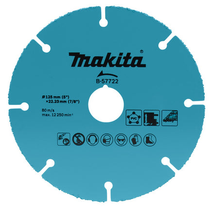 Makita Doorslijpschijf 125X22,23X2,0mm - B-57722