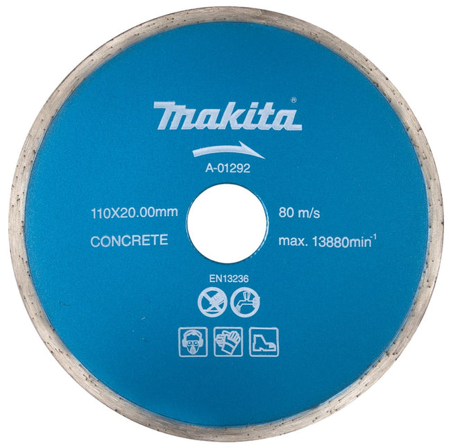 Makita Diamantschijf 110X20X1,8mm - A-01292