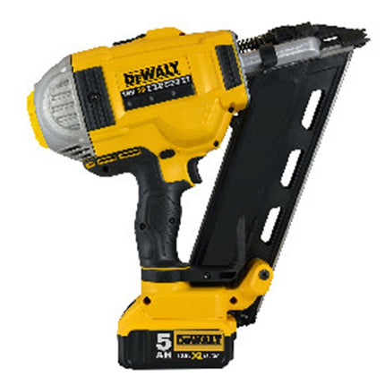 DeWalt DCN692P2-QW 18V XR accuconstructietacker met 2 snelheden 2x5,0AH in standaard koffer