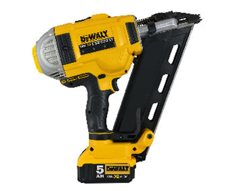 DeWalt DCN692P2-QW 18V XR accuconstructietacker met 2 snelheden 2x5,0AH in standaard koffer