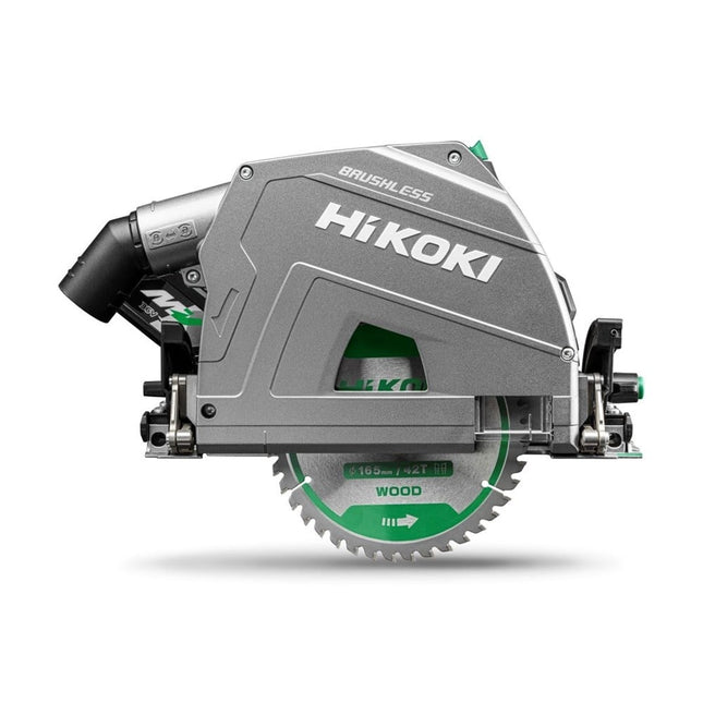 HiKOKI C3606DPAWVZ Accu Invalzaag 36V-Brushless-165Mm-Zaagdiepte 66Mm-As 20Mm-2X MV-B In HSC IV