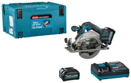 Makita HS012GD201 40 V Max Cirkelzaag 165 mm