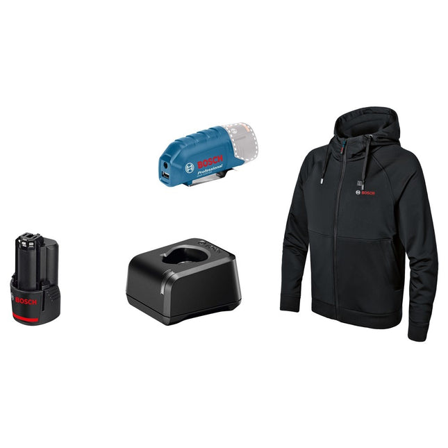 Bosch GHH 12+18V XA XL Kit Verwarmde hoodie in Doos - 06188000GE