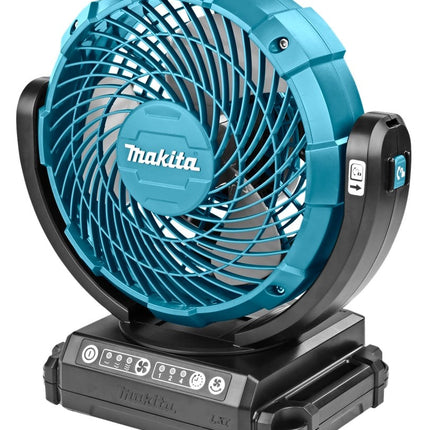 Makita DCF102Z 14,4 / 18 V Ventilator met zwenkfunctie