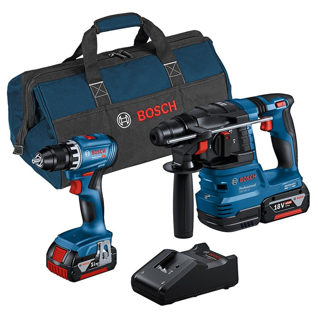 Bosch Combipack GSR18V-45 + GBH18V-22 - 0615A50038