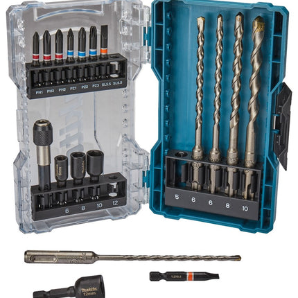 Makita Boor/bit set 18-delig - E-07026