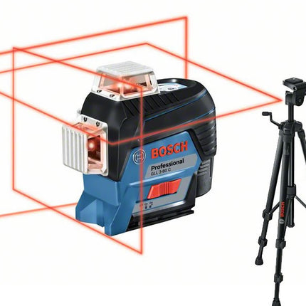 Bosch GLL 3-80 C Lijnlaser met Bouwstatief - 0601063R01