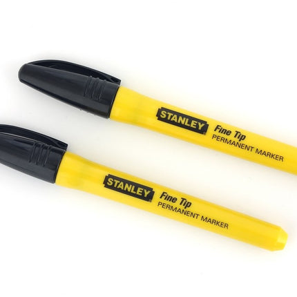 Stanley Markeerstift Fijne Tip Zwart - 0-47-316