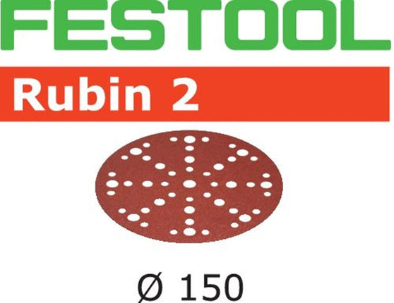 Festool Schuurschijf Rubin 2 STF D150/48 P80 RU2/10 - 575180