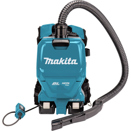 Makita DVC261TX22 2x18 V Rugstofzuiger voor schoonmaak