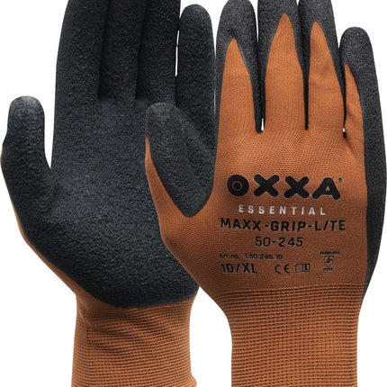 OXXA Essential OXXA Maxx-Grip-Lite 50-245,zw/bruin, 10 - 15024510