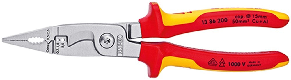 KNIPEX Elektro Installatietang - 13 86 200