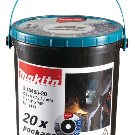 Makita Afbraams met 125x6,0x22,2 20st - D-18465-20