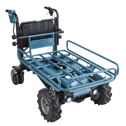 Makita DCU604Z LXT 2x18V Dumper met rek